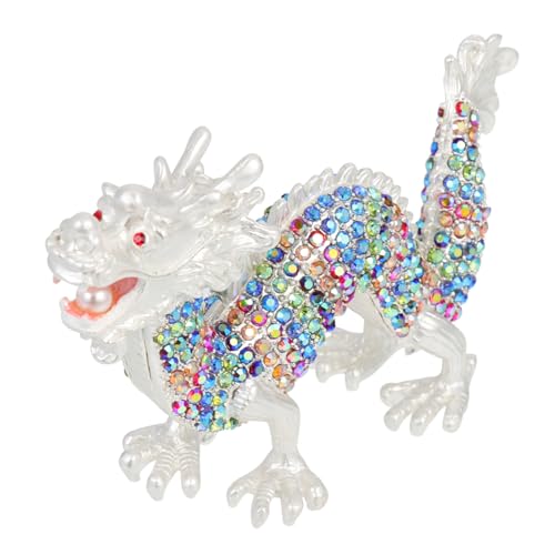 Warmhm diamantbesetztes Drachenornament goldene Verzierungen Drachenverzierung büro Dekoration Office Decoration exquisites Drachendekor Sternzeichen Drache schmücken Strasssteine Weiß Warmhm diamantbesetztes Drachenornament goldene Verzierungen Drachenverzierung büro Dekoration Office Decoration exquisites Drachendekor Sternzeichen Drache schmücken Strasssteine Weiß von Warmhm