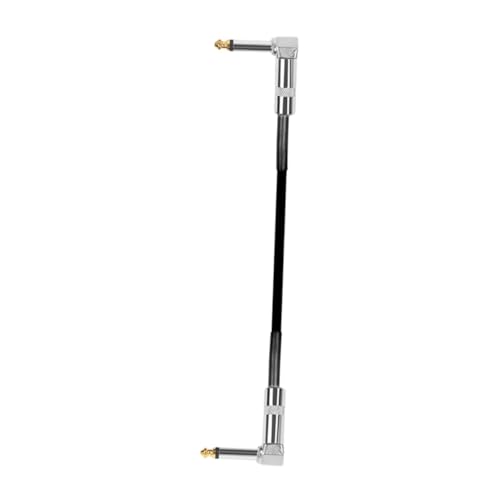 Warmhm kabel für elektrische gitarre Gitarrenkabel Pedal Patchkabel gitarre Gitarren-Patchkabel Patch-Kabel PVC Black von Warmhm
