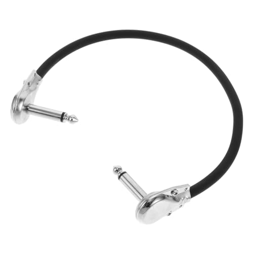 Warmhm kabel für elektrische gitarre Gitarrenkabel Verstärkerkabel für E-Gitarre Pedalboard-Patchkabel Instrumentenkabel Gitarrenverstärkerkabel Pedalboard-Kabel Basskabel Messing Black von Warmhm