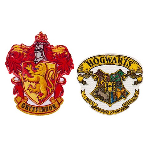 Applikationen "Harry Potter", Größe: 7–8 cm, 2 Stück von Warner