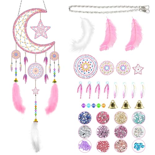 Bastelset Mädchen Geschenk 5 6 7 8 9 10 11 12 Jahre, Traumfänger Bastelset Diamond Painting Kinder Mosaik Windspiele Sonnenfänger Kinder Basteln Geschenkideen Deko Bastelset Mädchen Geschenk 5 6 7 8 9 10 11 12 Jahre, Traumfänger Bastelset Diamond Painting Kinder Mosaik Windspiele Sonnenfänger Kinder Basteln Geschenkideen Deko von Warpest