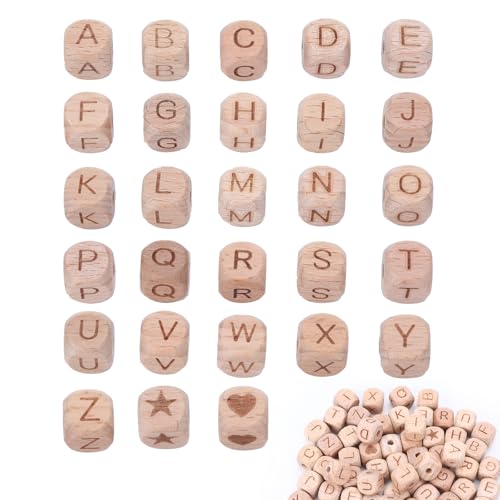 100 Stück Buchstabenperlen Holz Eckig A-Z Holzperlen Buchstaben mit 10M Schnurseil Schnurseil Perlen mit Buchstaben Perlen Fädeln Buchstaben Perlen für DIY Handgefertigt Hängende Ornamente Anhänger 100 Stück Buchstabenperlen Holz Eckig A-Z Holzperlen Buchstaben mit 10M Schnurseil Schnurseil Perlen mit Buchstaben Perlen Fädeln Buchstaben Perlen für DIY Handgefertigt Hängende Ornamente Anhänger von WatDenyFine