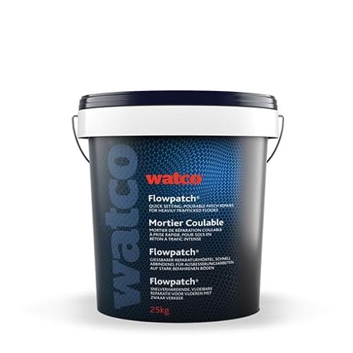 Watco Flowpatch Gießbarer Betonreparaturmörtel – Schnelle und einfache Reparatur von Rissen und Löchern 10 KG Watco Flowpatch Gießbarer Betonreparaturmörtel – Schnelle und einfache Reparatur von Rissen und Löchern 10 KG von Watco