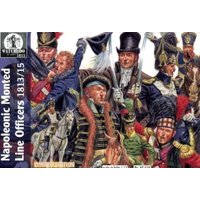 Napoleonic mounted Line officers von Waterloo 1815
