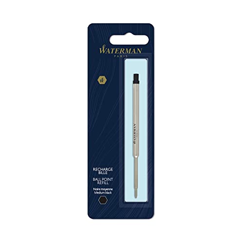 Mine für Waterman Kugelschreiber, Medium, Schwarz, Tinte Verkauft als je 1 Mine für Waterman Kugelschreiber, Medium, Schwarz, Tinte Verkauft als je 1 von Waterman