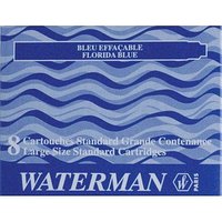 WATERMAN S0713021 Tintenpatronen für Füller blau 8 St. von Waterman