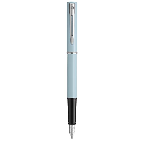 Waterman Allure Füller | Pastell-Baby Blue | Füllfederhalter mit feiner Feder | Blaue Tinte | Geschenkbox von Waterman