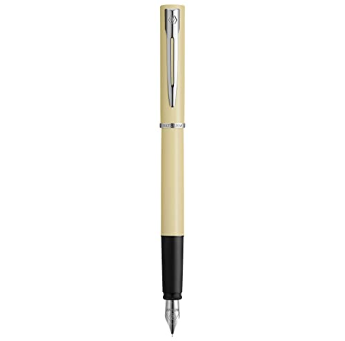 Waterman Allure Füller | Pastell-Citron Yellow | Füllfederhalter mit feiner Feder | Blaue Tinte | Geschenkbox von Waterman