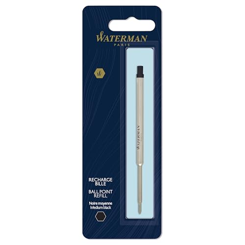 Waterman Ersatzmine für Kugelschreiber | mittlere Spitze | Schwarze Tinte | 1 Stück Waterman Ersatzmine für Kugelschreiber | mittlere Spitze | Schwarze Tinte | 1 Stück von Waterman