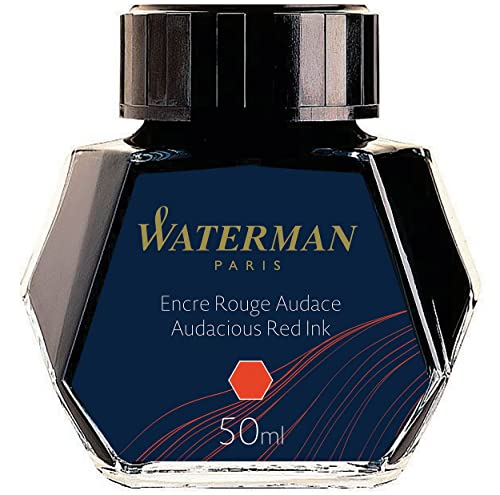 Waterman Füllertinte im Tintenfass | Audacious Red | Tintenflacon mit 50 ml Waterman Füllertinte im Tintenfass | Audacious Red | Tintenflacon mit 50 ml von Waterman