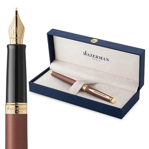 Waterman Hémisphère Füller | |The Understated Edit | Kupferrot | Füllfederhalter mit feiner Edelstahl Feder | Geschenkbox Waterman Hémisphère Füller | |The Understated Edit | Kupferrot | Füllfederhalter mit feiner Edelstahl Feder | Geschenkbox von WATERMAN