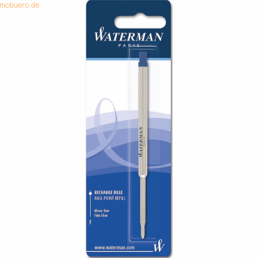 Waterman Kugelschreibermine Standard Maxima F blau Blister von Waterman