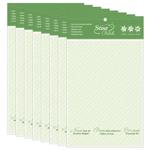 Watersay Scout-Abzeichen, selbstklebend, zugeschnitten, passend für Freestyle, doppelseitige Pfadfinder-Patches, magischer selbstklebender, waschbarer Aufkleber für Stoffkleidung, kein Nähen, kein Watersay Scout-Abzeichen, selbstklebend, zugeschnitten, passend für Freestyle, doppelseitige Pfadfinder-Patches, magischer selbstklebender, waschbarer Aufkleber für Stoffkleidung, kein Nähen, kein von Watersay