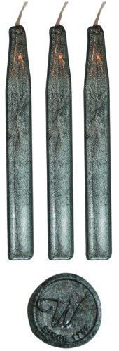 Waterstons Siegelwachs, metall-türkis, 100 mm lang, mit Docht, 3 Stück Waterstons Siegelwachs, metall-türkis, 100 mm lang, mit Docht, 3 Stück von Waterstons