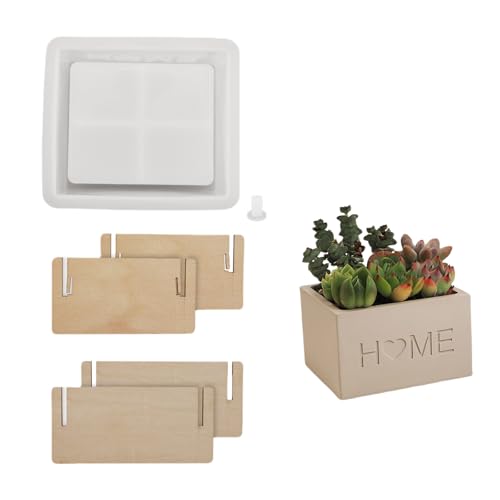 Home Blumetöpfe Silikonform Kerzenbecher Epoxidharz Gips Handgefertigtes Sukkulenten Pflanze Home Blumentöpfe Silikonschmuck Sukkulente Pflanzenform Gips von Watreketal