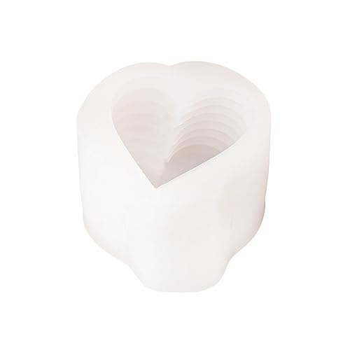 Liebes Herzkerzenform Form Epoxidharz Silikonformen Für Backform Fondant Seifendekoration Form Formelformen Liebes Silikonharzform Seifen Backform von Watreketal