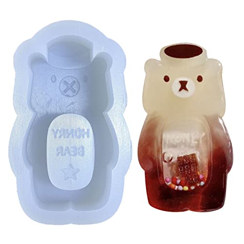 Schnellsand Harzgussform Art Shaker Form Kristall Silikon Hohl Epoxy Anhänger Süßes Schlüsselbund Silikon Keychain Coasters Tiere Schmuck Schmuck von Watreketal