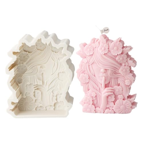 Schöne Blumenmädchen Form Silikonform Einzigartige Florale Mädchen Kerzenkerzen Für Künstlerische Handwerker Einzigartige Kerzenformen Schöne Blumenmädchen Form Silikonform Einzigartige Florale Mädchen Kerzenkerzen Für Künstlerische Handwerker Einzigartige Kerzenformen von Watreketal