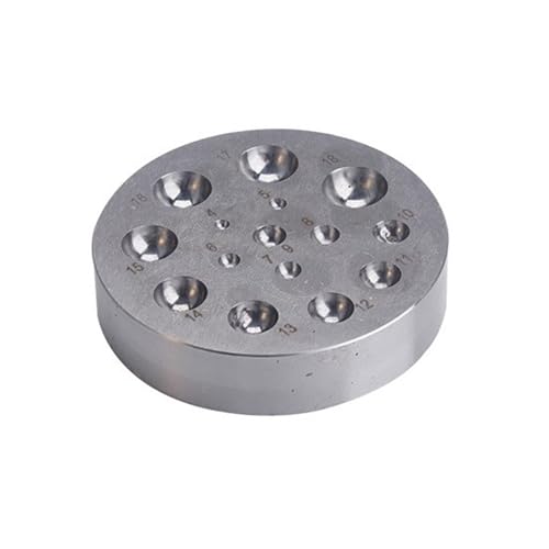 Stahl Dapping Block Quadratschmuck Schmuck Herstellung Werkzeug Stahl Textur Stempelplatte Metallbearbeitung Block Square Dapping von Watreketal