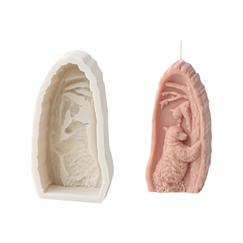 Tiergeprägte Harz Silikonformen Für Kerzenseife Dekoration Epoxidharz Fondant Kerzenzubehör Herstellen von Watreketal