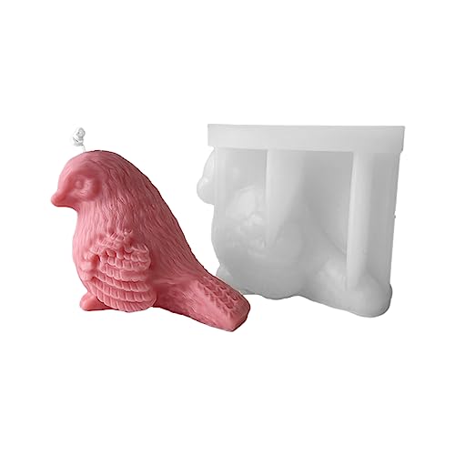 Vogelkerze Silikonform Für Handgefertigte Desktop Dekoration Gips Epoxidharz Kerzenform Für Home Ornament Form von Watreketal