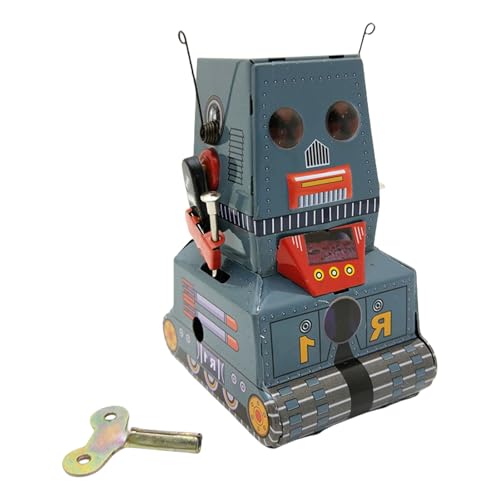 Watreketal Kreativer Geschenk Windup Roboter Figur Spielzeug Theme Party Gathering Tischdekoration Eisen Wind Up Spielzeug von Watreketal