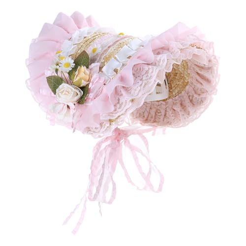 Watreketal Mädchen Strohhut Sunhat Für Kirchenferien Foto Requisiten Girls Maid Dress Up Sunhat Tragen Party Kopfbedeckung Palaststil Watreketal Mädchen Strohhut Sunhat Für Kirchenferien Foto Requisiten Girls Maid Dress Up Sunhat Tragen Party Kopfbedeckung Palaststil von Watreketal