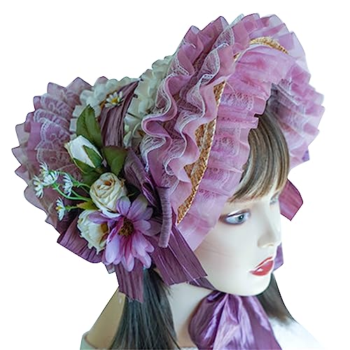 Watreketal Mädchen Strohhut Sunhat Für Kirchenferien Foto Requisiten Girls Maid Dress Up Sunhat Tragen Party Kopfbedeckung Palaststil Watreketal Mädchen Strohhut Sunhat Für Kirchenferien Foto Requisiten Girls Maid Dress Up Sunhat Tragen Party Kopfbedeckung Palaststil von Watreketal