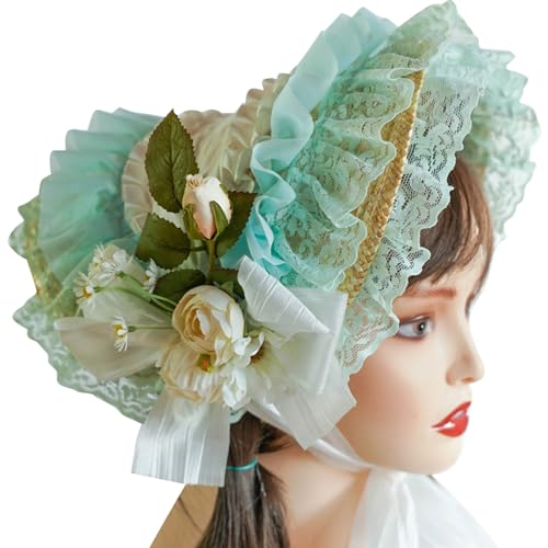 Watreketal Mädchen Strohhut Sunhat Für Kirchenferien Foto Requisiten Girls Maid Dress Up Sunhat Tragen Party Kopfbedeckung Palaststil Watreketal Mädchen Strohhut Sunhat Für Kirchenferien Foto Requisiten Girls Maid Dress Up Sunhat Tragen Party Kopfbedeckung Palaststil von Watreketal