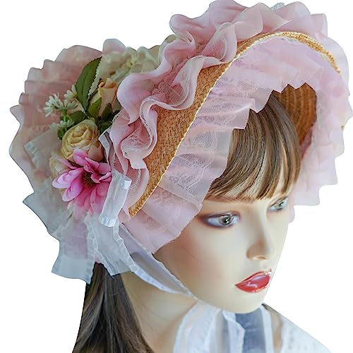 Watreketal Mädchen Strohhut Sunhat Für Kirchenferien Foto Requisiten Girls Maid Dress Up Sunhat Tragen Party Kopfbedeckung Palaststil Watreketal Mädchen Strohhut Sunhat Für Kirchenferien Foto Requisiten Girls Maid Dress Up Sunhat Tragen Party Kopfbedeckung Palaststil von Watreketal