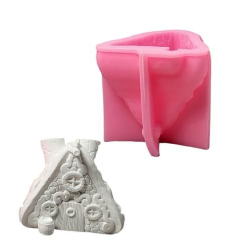 Zelthausform Silikonformen Zur Herstellung Von Kerzenseife Home Dekoration Temperaturbeständiges Epoxidharz Haus Kerze Silikon von Watreketal