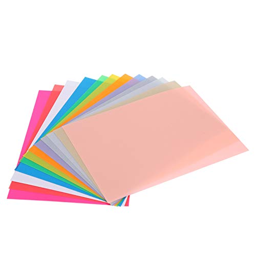 Watris Veiyi 12 Stück Schrumpffolie, Schrumpffolie Set Schlüsselanhänger, Transparentpapier Bunt, Bunte DIY Schlüsselanhänger HandMade Zubehör, 14.5x20cm Watris Veiyi 12 Stück Schrumpffolie, Schrumpffolie Set Schlüsselanhänger, Transparentpapier Bunt, Bunte DIY Schlüsselanhänger HandMade Zubehör, 14.5x20cm von Watris Veiyi