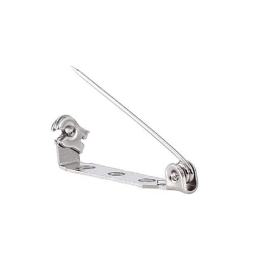 Watris Veiyi 50 Stück Streife Sicherheitsnadeln, 25mm Anstecknadel Broschennadel, Walzen Schlösser, für Handarbeit Broschenbasteln Watris Veiyi 50 Stück Streife Sicherheitsnadeln, 25mm Anstecknadel Broschennadel, Walzen Schlösser, für Handarbeit Broschenbasteln von Watris Veiyi