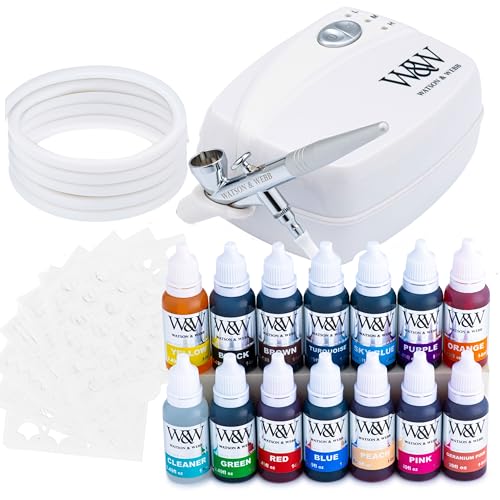 Watson and Webb Airbrush Set Torten Kuchen-Dekorationsset (Plus 8 Farben) von Watson & Webb