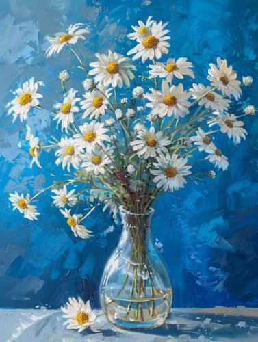 Malen Nach Zahlen Blume Malen Nach Zahlen Erwachsene Gänseblümchen Paint by Numbers Mit 3 - Pinseln und Acrylfarbe Farbe Leinwand Kreativ Set für Erwachsene Geschenke und Home Haus Deko 70x95cm -j693 Malen Nach Zahlen Blume Malen Nach Zahlen Erwachsene Gänseblümchen Paint by Numbers Mit 3 - Pinseln und Acrylfarbe Farbe Leinwand Kreativ Set für Erwachsene Geschenke und Home Haus Deko 70x95cm -j693 von Waxonle
