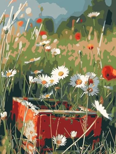 Malen Nach Zahlen Erwachsene ohne Rahmen Landschaft Malen Nach Zahlen Blume Paint by Numbers Kreativ Set mit Pinseln und Acrylfarben Farbe Handgemalt Ölgemälde Leinwand, Deko Wohnzimmer 30x40cm -r48 Malen Nach Zahlen Erwachsene ohne Rahmen Landschaft Malen Nach Zahlen Blume Paint by Numbers Kreativ Set mit Pinseln und Acrylfarben Farbe Handgemalt Ölgemälde Leinwand, Deko Wohnzimmer 30x40cm -r48 von Waxonle