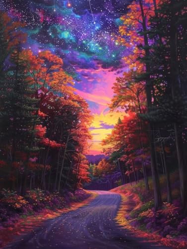 Malen Nach Zahlen Erwachsene ohne Rahmen Landschaft Malen Nach Zahlen Sternenhimmel Paint by Numbers mit Pinseln und Acrylfarben Farbe Handgemalt Ölgemälde Leinwand, Deko Wohnzimmer 60x80cm -h496 Malen Nach Zahlen Erwachsene ohne Rahmen Landschaft Malen Nach Zahlen Sternenhimmel Paint by Numbers mit Pinseln und Acrylfarben Farbe Handgemalt Ölgemälde Leinwand, Deko Wohnzimmer 60x80cm -h496 von Waxonle