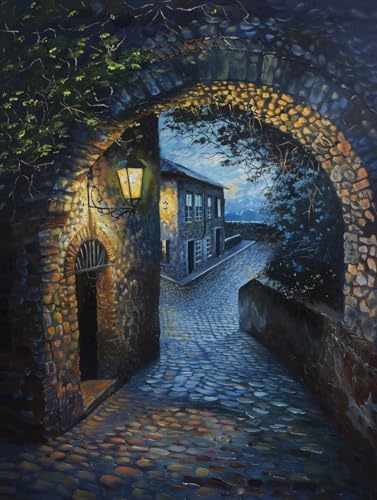 Malen Nach Zahlen Erwachsene ohne Rahmen Straße Malen Nach Zahlen Stadt Paint by Numbers Kreativ Set mit Pinseln und Acrylfarben Farbe Handgemalt Ölgemälde Leinwand Kit, Deko Wohnzimmer 40x50cm -d764 Malen Nach Zahlen Erwachsene ohne Rahmen Straße Malen Nach Zahlen Stadt Paint by Numbers Kreativ Set mit Pinseln und Acrylfarben Farbe Handgemalt Ölgemälde Leinwand Kit, Deko Wohnzimmer 40x50cm -d764 von Waxonle