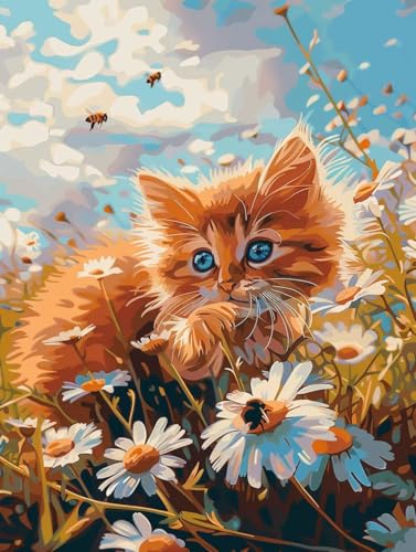 Malen Nach Zahlen Katze Malen Nach Zahlen Erwachsene Blume Paint by Numbers Mit 3 - Pinseln und Acrylfarbe Farbe Leinwand Kreativ Set für Erwachsene Kinder Geschenke und Home Haus Deko 60x80cm -d196 Malen Nach Zahlen Katze Malen Nach Zahlen Erwachsene Blume Paint by Numbers Mit 3 - Pinseln und Acrylfarbe Farbe Leinwand Kreativ Set für Erwachsene Kinder Geschenke und Home Haus Deko 60x80cm -d196 von Waxonle