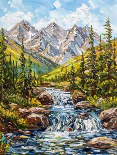 Malen Nach Zahlen Landschaft Malen Nach Zahlen Erwachsene Frühling Paint by Numbers Mit 3 - Pinseln und Acrylfarbe Farbe Leinwand Kreativ Set für Erwachsene Geschenke und Home Haus Deko 60x80cm -a48O Malen Nach Zahlen Landschaft Malen Nach Zahlen Erwachsene Frühling Paint by Numbers Mit 3 - Pinseln und Acrylfarbe Farbe Leinwand Kreativ Set für Erwachsene Geschenke und Home Haus Deko 60x80cm -a48O von Waxonle
