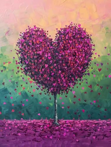 Malen Nach Zahlen Liebe Malen Nach Zahlen Erwachsene Baum Paint by Numbers Mit 3 - Pinseln und Acrylfarbe Farbe Leinwand Kreativ Set für Erwachsene Kinder Geschenke und Home Haus Deko 60x80cm -h46J Malen Nach Zahlen Liebe Malen Nach Zahlen Erwachsene Baum Paint by Numbers Mit 3 - Pinseln und Acrylfarbe Farbe Leinwand Kreativ Set für Erwachsene Kinder Geschenke und Home Haus Deko 60x80cm -h46J von Waxonle