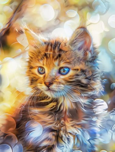 Malen Nach Zahlen Tier Malen Nach Zahlen Erwachsene Katze Paint by Numbers Mit 3 - Pinseln und Acrylfarbe Farbe Leinwand Kreativ Set für Erwachsene Kinder Geschenke und Home Haus Deko 50x65cm -h255 Malen Nach Zahlen Tier Malen Nach Zahlen Erwachsene Katze Paint by Numbers Mit 3 - Pinseln und Acrylfarbe Farbe Leinwand Kreativ Set für Erwachsene Kinder Geschenke und Home Haus Deko 50x65cm -h255 von Waxonle