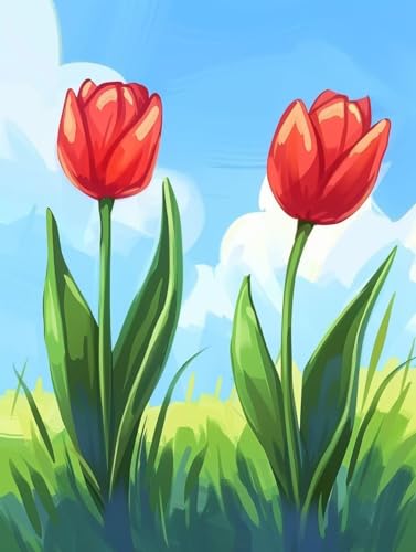 Malen Nach Zahlen Tulpe Malen Nach Zahlen Erwachsene Blume Paint by Numbers Mit 3 - Pinseln und Acrylfarbe Farbe Leinwand Kreativ Set für Erwachsene Kinder Geschenke und Home Haus Deko 100x135cm -r796 Malen Nach Zahlen Tulpe Malen Nach Zahlen Erwachsene Blume Paint by Numbers Mit 3 - Pinseln und Acrylfarbe Farbe Leinwand Kreativ Set für Erwachsene Kinder Geschenke und Home Haus Deko 100x135cm -r796 von Waxonle