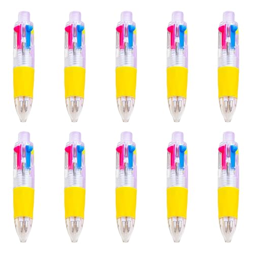 10pcs Kugelschreiber 4 Farben Einziehbar 10pcs Kugelschreiber 4 Farben Einziehbar von Wayfadacc