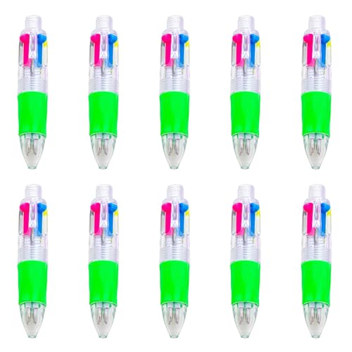 10pcs Kugelschreiber 4 Farben Einziehbar 10pcs Kugelschreiber 4 Farben Einziehbar von Wayfadacc