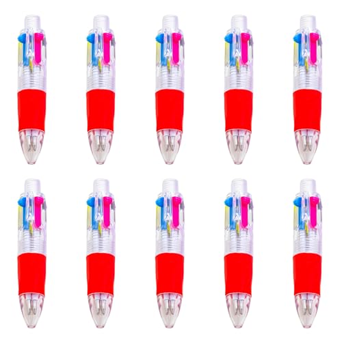10pcs Kugelschreiber 4 Farben Einziehbar 10pcs Kugelschreiber 4 Farben Einziehbar von Wayfadacc