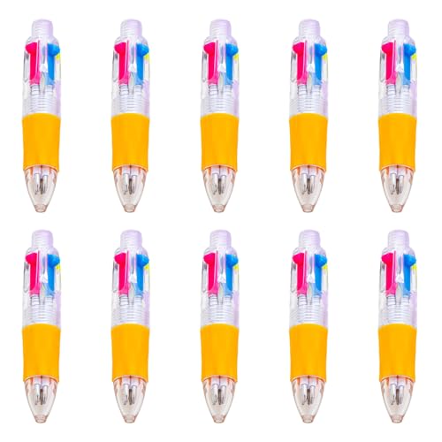 10pcs Kugelschreiber 4 Farben Einziehbar 10pcs Kugelschreiber 4 Farben Einziehbar von Wayfadacc