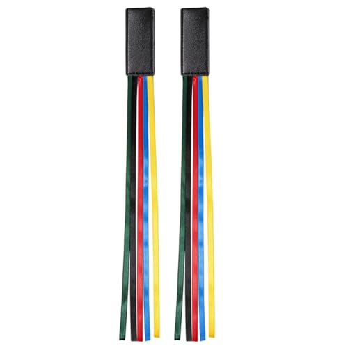 2 PCs Bibel Lesezeichen Ribbon Seitenmarker Lesen Lesezeichen Kreative Seitenmarker Mit Farbenfrohen Bändern Lederband PU Leder Lesen von Wayfadacc