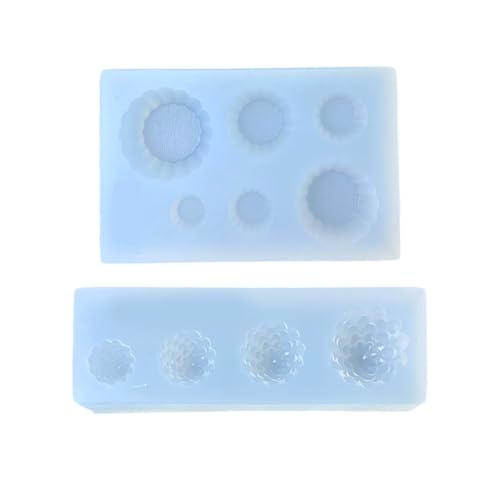 2pcs Silikonform Set Für Epoxidharz Kunstkreationen Food Grade Easy Freisetz 2pcs Silikonform Set Für Epoxidharz Kunstkreationen Food Grade Easy Freisetz von Wayfadacc
