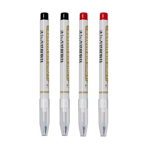 3/4/6pcs 20 Mm Lang Kopfmarker Holzbearbeitung Marker Wasserfestes Langes Nasenmarker Für Marke Hard To Erreichen Orte von Wayfadacc